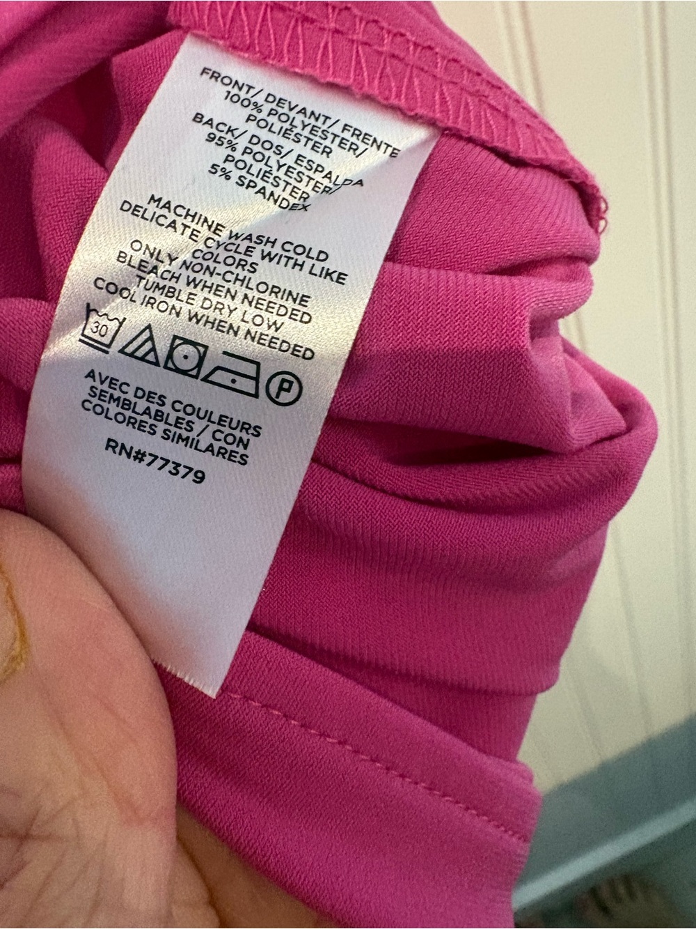 ANN TAYLOR M Fuchsia V-Neck Blouse NWOT - Picture 4 of 6